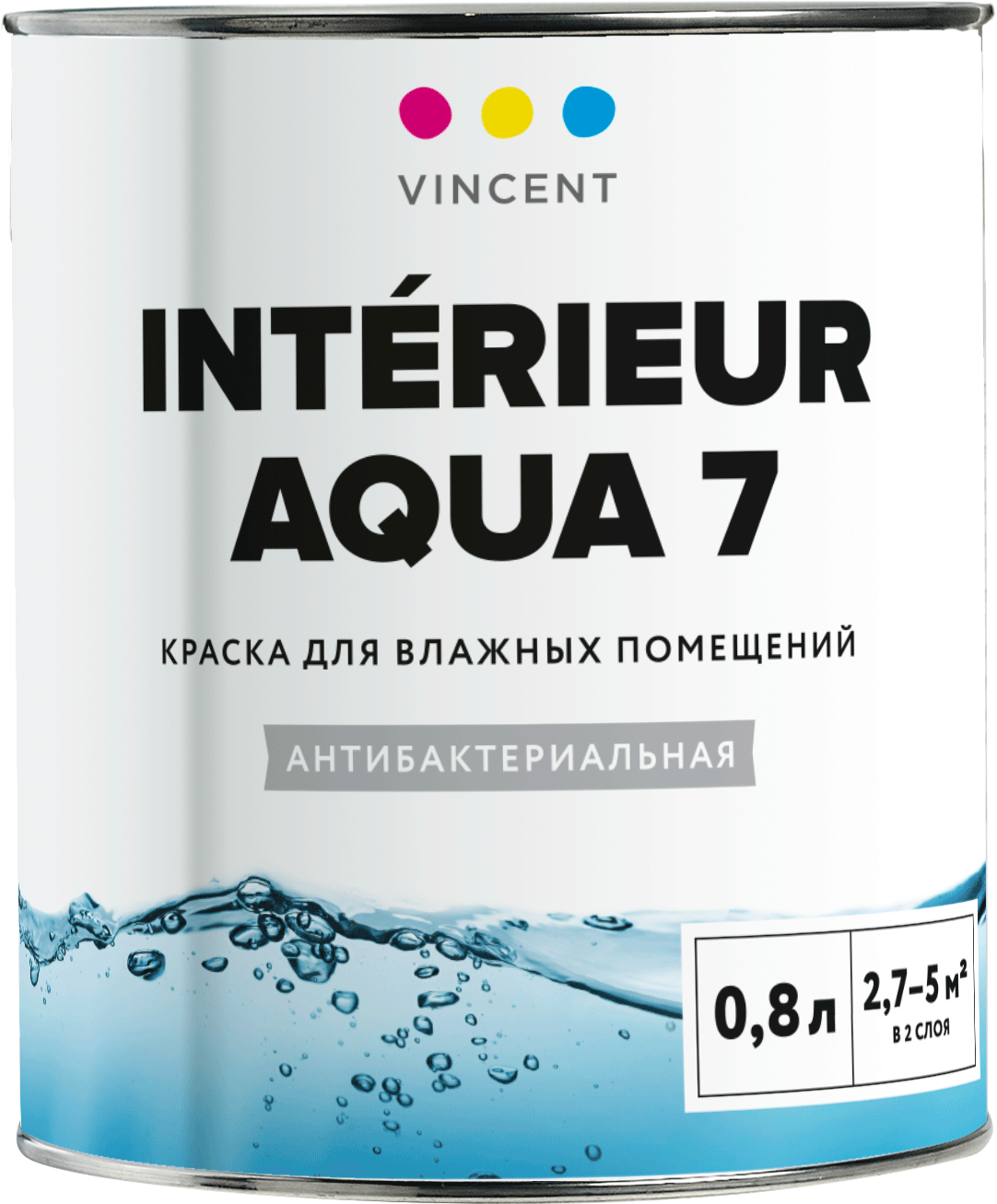 Aqua 7. Vincent interieur Aqua i 7. Краска Аква. Vincent краска. Краска для влажных помещений.